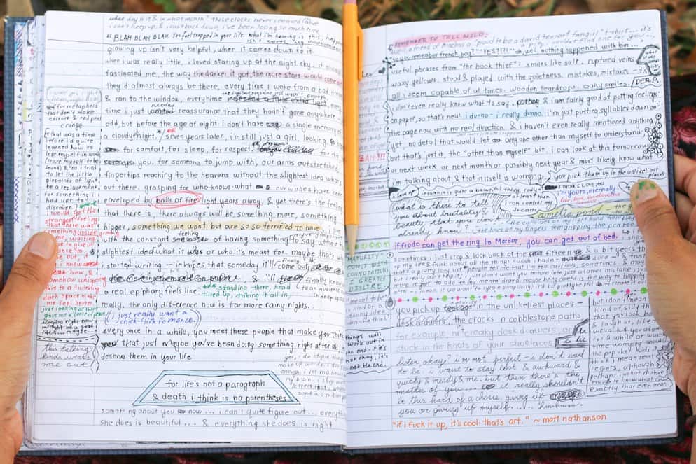 stream of consciousness journaling